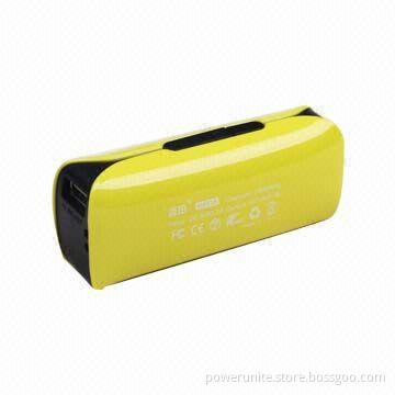 Portable Power Bank with 2,600mAh Capacity, LED Hand Lamp, 3.5 to 5.5 Hours Charging Time